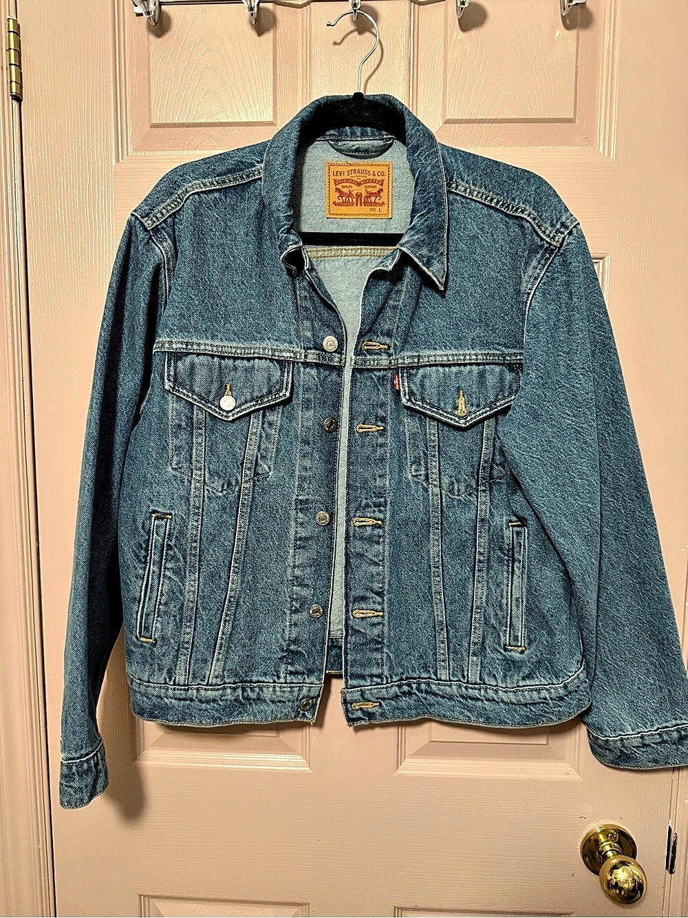 Levi's Trucker Jacket Denim Jacket Blue Size Large